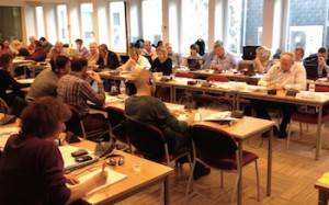 Teilnehmer ETF-Veranstaltung Sektion Schiene